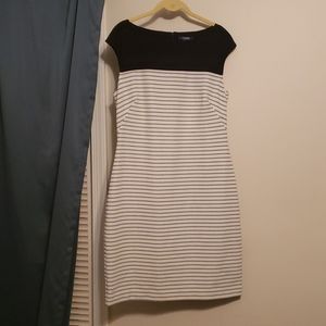Black and White Chaps Dress